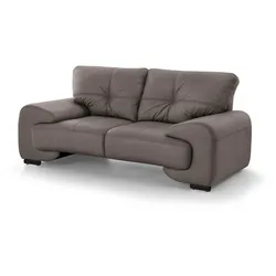 2-SITZER SOFA Omega aus Kunstleder, Hellbraun