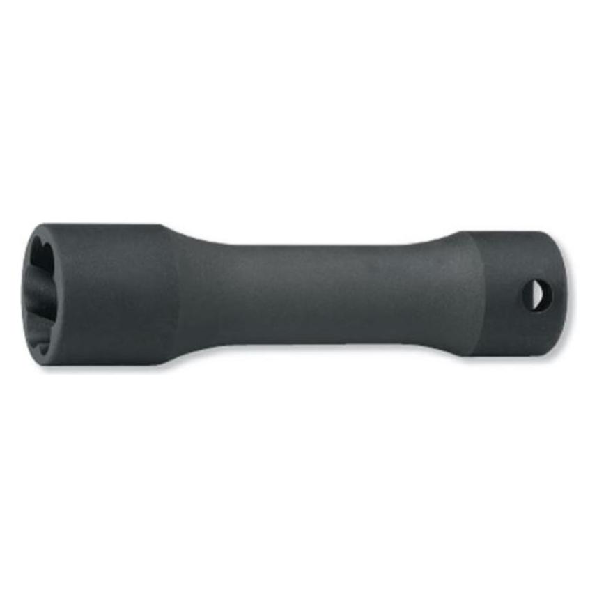 Koken Kraft-Stecknuss, ausziehbar, drehbar, Vierkant-Auszieher 3/8" Grösse 12 mm, (3128-80 12) (3128-80 12)