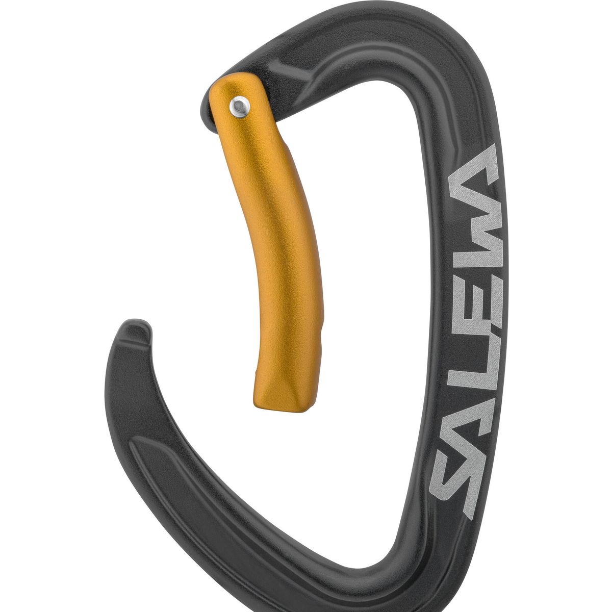 Salewa Ortles Bent Carabiner black/orange (0443) UNI 00-0000072007-0443-UNI