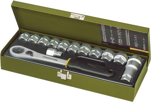 Proxxon Industrial Steckschlüsselsatz metrisch 1/2 (12.5 mm) 14teilig 23604