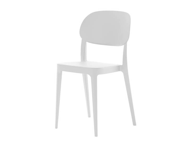 ALMA DESIGN set de 4 chaises AMY (Blanc - Polypropylène)