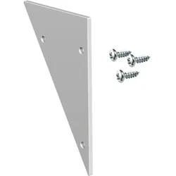 EVN Lichttechnik Aluminium-Endabschlussplatte für APSW Profil Aufputz SW EAP