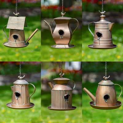 Zaer LTD Set of 6 Assorted Hanging Birdhouses
