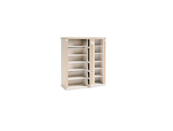 JVmoebel Kleiderschrank Weißer Kleiderschrank aus Massivholz mit modernem Design (1-St., Freistehender Kleiderschrank) Made in Europa