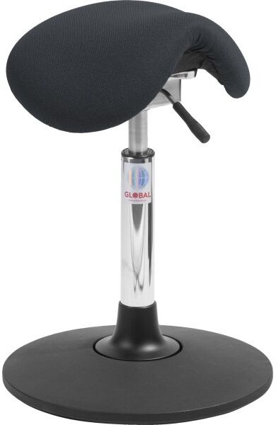Global Mini Sadelstol, Sort, Stof, 53-72 Cm, Sway