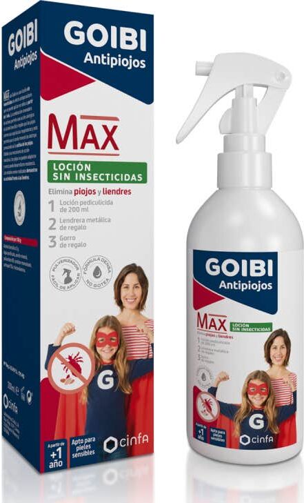 CINFA Goibi Antipiojos Max Loción Sin Insecticidas 200ml