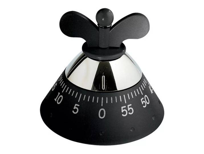 Alessi - Timer, 11X11CM, Black
