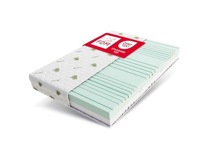 FDM Matratze Balance Aloe Vera 180x200 cm 7 Zonen Härtegrad H3 H4 Höhe 21 cm Schaumstoffmatratze Hochelastischer HR Komfortschaum Zweiseitig Bezug Abnehmbar Waschbar