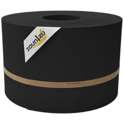 zaun zu® Sichtschutzstreifen Premium für Doppelstabmatten Zaunblende Schwarz, 50m