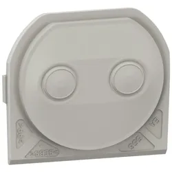 Legrand 069599L Plexo New 2-fach Kabeleinführung in der Farbe: Grau