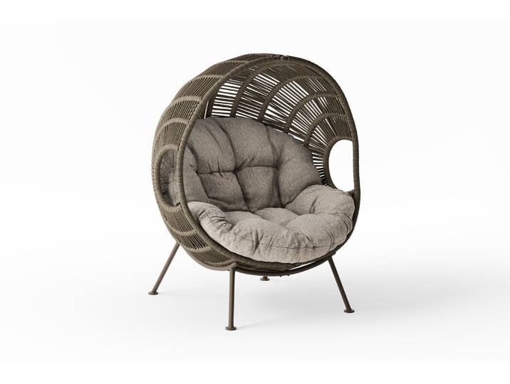 Suns Nuna Egg Chair Aluminium/Rope inkl. Kissen