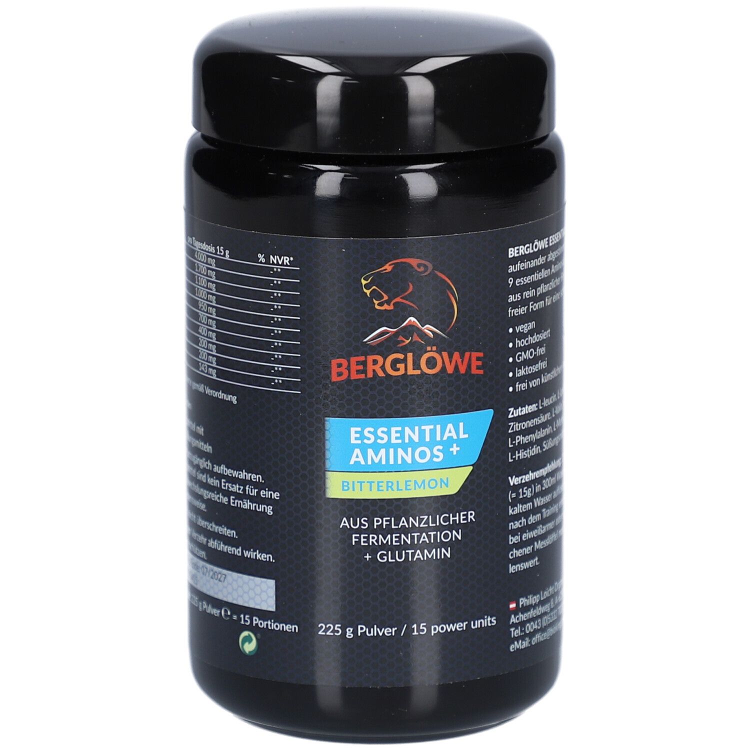 Essential Aminos + Bitterlemon 213 g Pulver