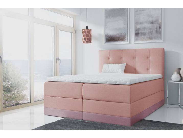 MF Design Boxspringbett Boxspringbett ROYAL mit Bettkasten und Federautomatik, Vorhanden
