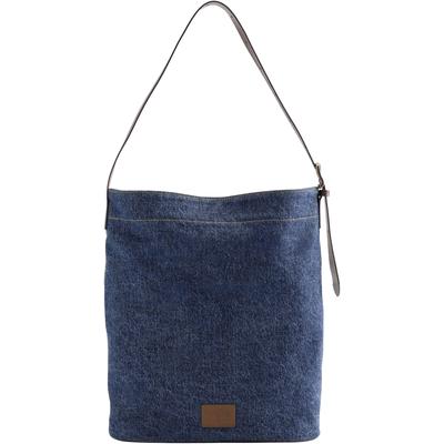 Beuteltasche LEVI'S "WOMEN'S HERITAGE MEDIUM BAG", Damen, ocean indigo wash 4, Denim/Jeans, Baumwolle, Taschen Beuteltasche, aus Denim