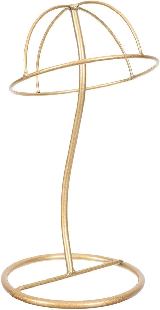 Goud Hoedenrek met Koepelvormig Ontwerp - B/D/H: 30 x 16 x 16 cm