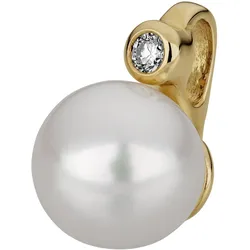 Orolino Anhänger 585 Gold mit Brillant 0,03ct. + Perle 7-7,5mm