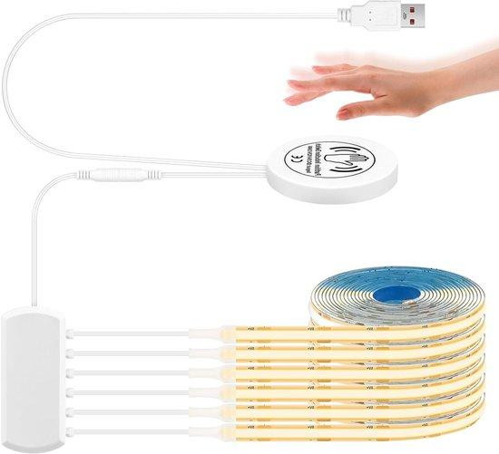 HOTUT LED Strip Set met Touch Dimmer - 6 Meter - Warm Wit