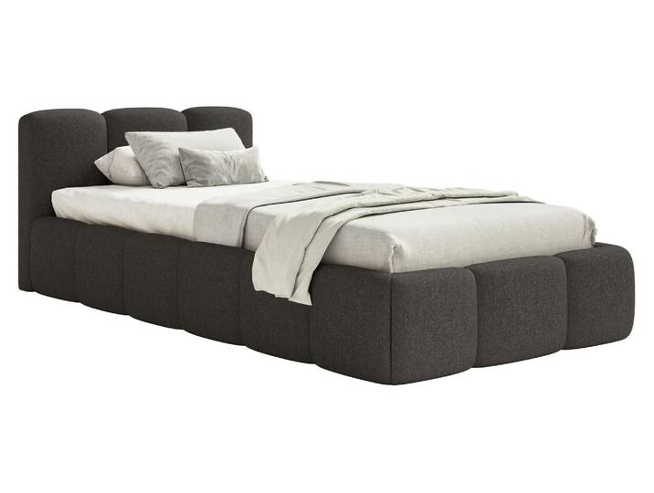 Selsey Cloudy Low – Polsterbett 90x200 cm, Chenille Graphit