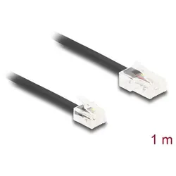 DELOCK Telefonkabel RJ45 Stecker zu RJ11 Stecker schw. 1m