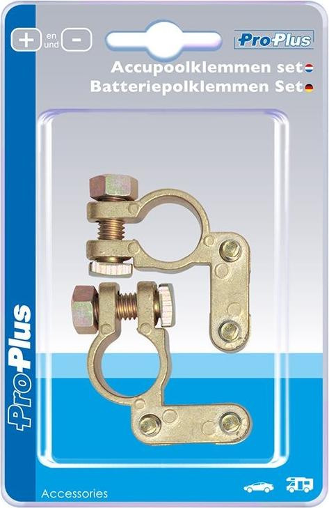 Pricenet Batterijen met klemmen (+) en (-) in blisterverpakking