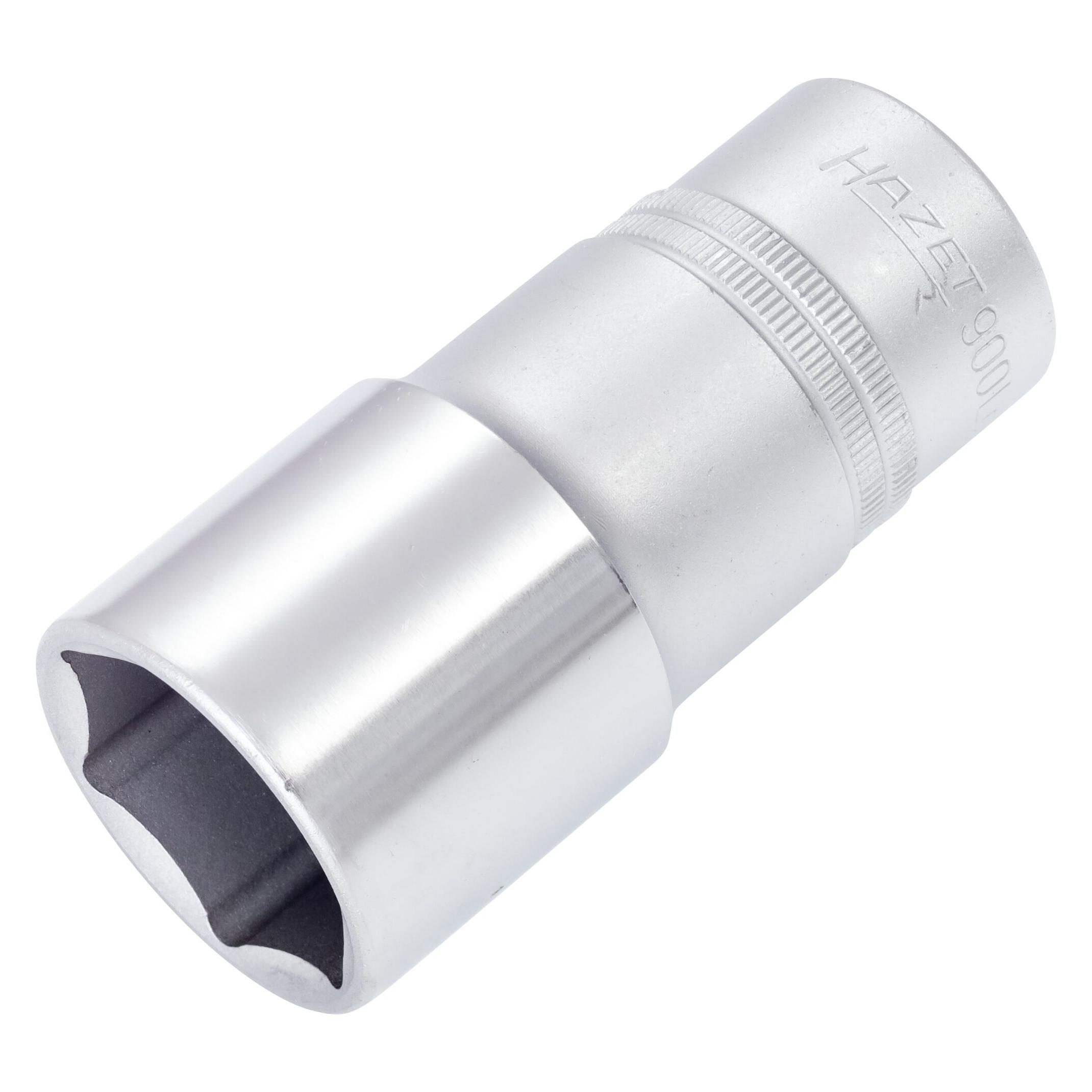 Hazet Steckschlüsseleinsatz Sechskant 900LG-30 Vierkant12,5 mm (1/2 Zoll) Aussen Sechskant-Tra... (30 mm) (900LG-30)
