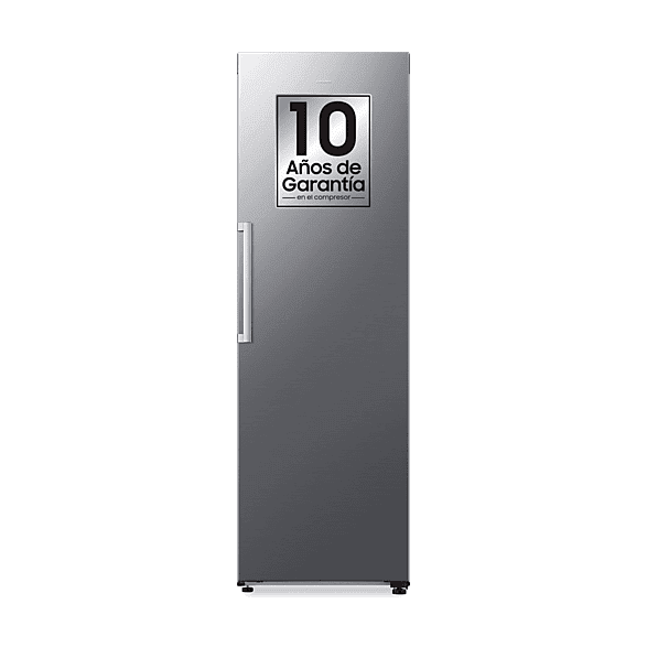 Frigorífico una puerta - Samsung RR40H39GETEF, No frost, 185.8 cm, 387 l, Inox