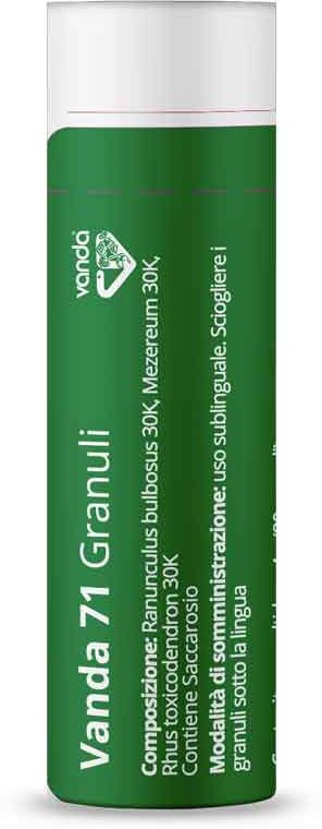 VANDA OMEOPATICI Srl VANDA 71*4G 80GR CONT MULTID