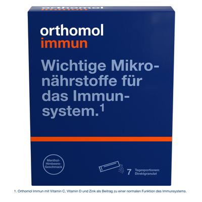 Orthomol Immun Direktgranulat Himbeer/Menthol 7 St Granulat