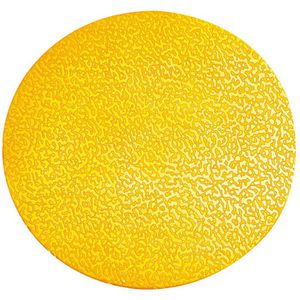Durable Bodenmarkierung 170404 Punkt gelb, 10 cm, 10 Stück