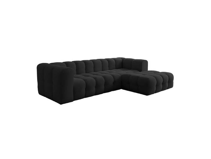 Friderik-EU Ecksofa Baloo L – modernes Design & Komfort mit HR-Schaumstoff-Polsterung, Stoff Tiffany