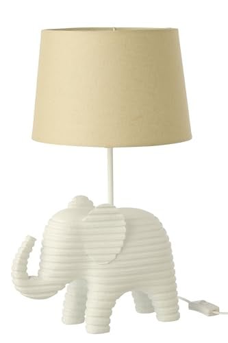 J-Line Tafellamp Wit Polyresin