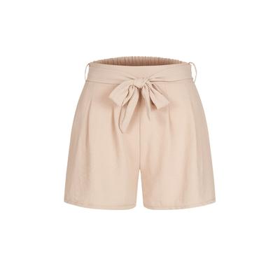 Shorts CLOUD 5IVE "CLOUD 5IVE Cloud5ive Musselin Shorts", Damen, Gr. M, US-Größen, beige, 100% Polyester, unifarben, normal, Hosen Shorts