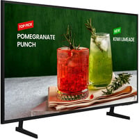 BE75D-H Business TV, Public Display schwarz, UltraHD/4K, HDMI, Triple Tuner