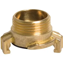Mega, Schlauchanschluss + Schlauchverbinder, Gewindestück Messing Aussengewinde 1 1/4 ′′ (Kupplung, 40 mm)