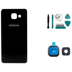 Samsung Galaxy A5 (2016) Backcover schwarz - Set (inkl. Kameraglas)