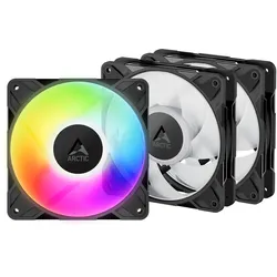 Arctic Lüfter P12 Pro 120mm A-RGB LN 3er-Pack schwarz