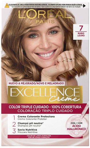 Tinte Excellence Creme 7 Rubio