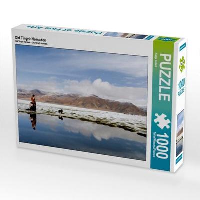 CALVENDO Puzzle Old Tingri: Nomaden | 1000 Teile Lege-Größe 64x48cm Foto-Puzzle für glückliche Stunden