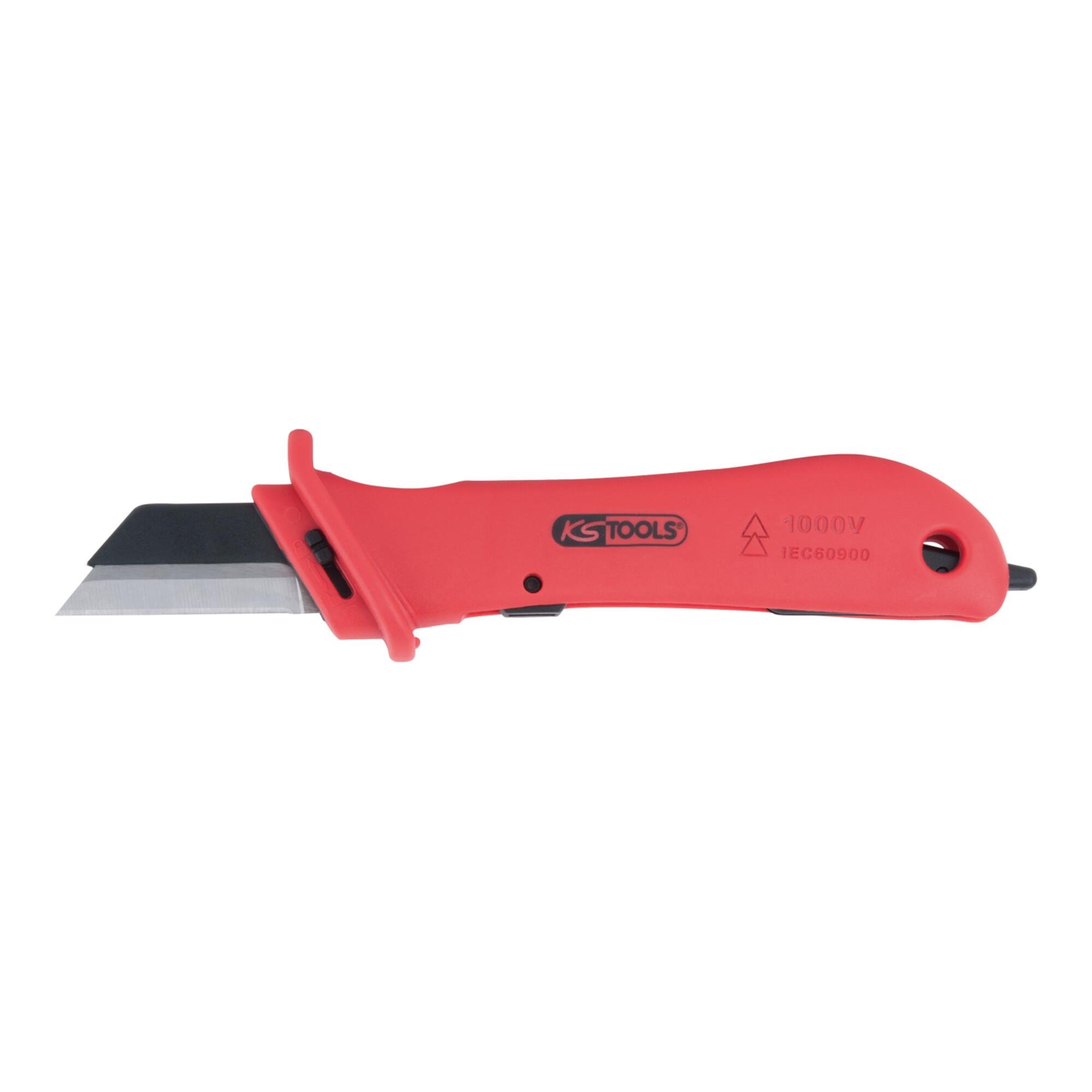 KS Tools Isoliertes Kabelmesser mit auswechselbarer Klinge, 189mm (117.1148)