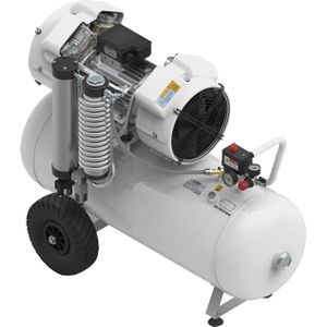 Aerotec Kompressor AEROMEDIC XTR4D-90LHP3, 73dB(A), 2200W,400V, 10 bar, ölfrei, mit Druckminderer & Trockner, Kesselinhalt 90L