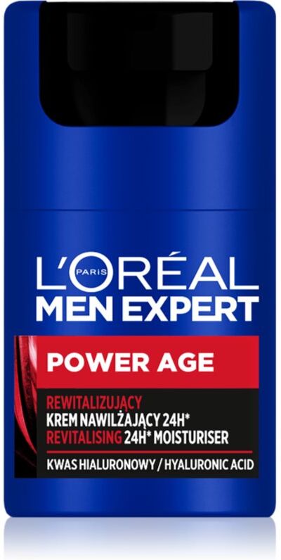 L’Oréal Paris Men Expert Power Age Revitaliserende creme med hyaluronsyre til mænd 50 ml