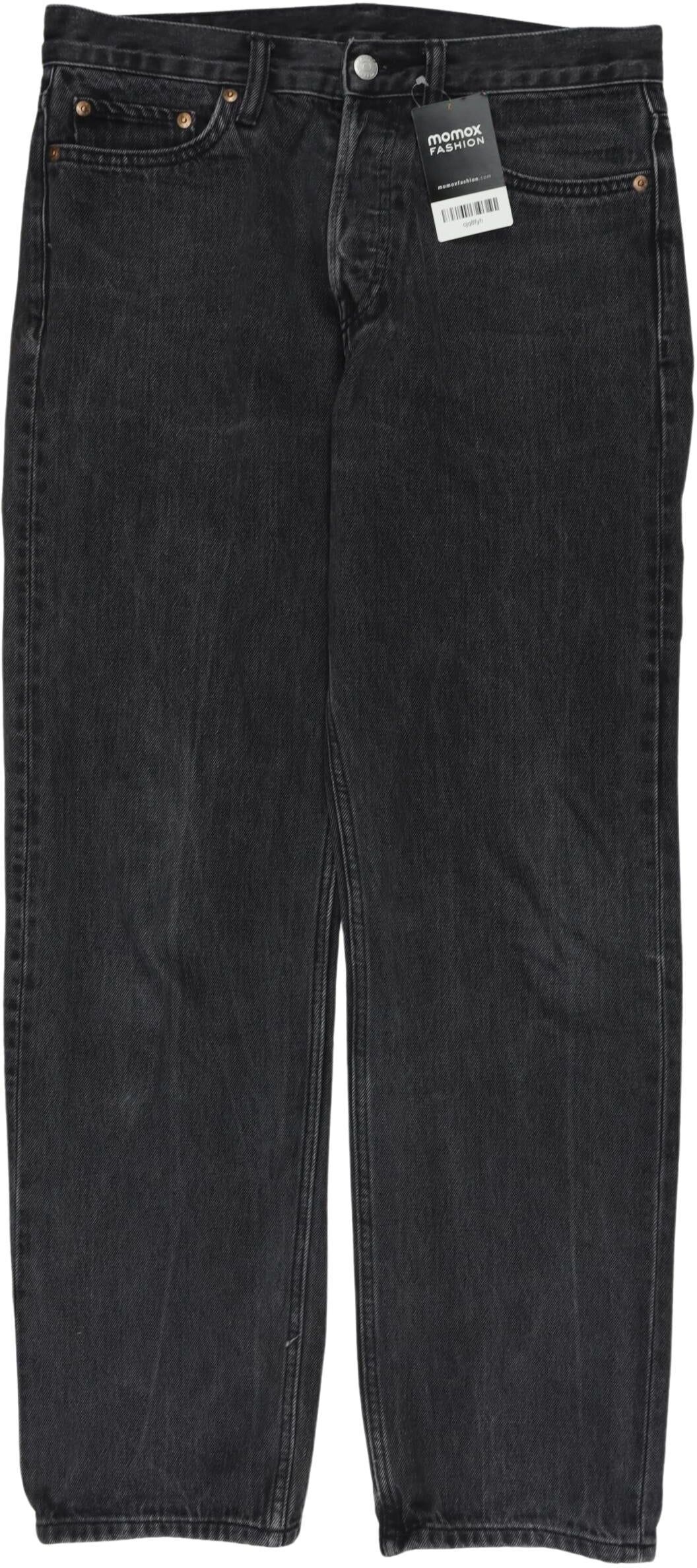 Weekday Herren Jeans, Schwarz, Gr. W29, Baumwolle - Second Hand