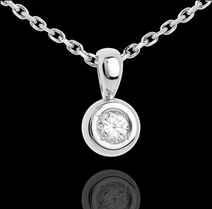 Edenly Diamant AnhÃ¤nger Kelch in Weissgold