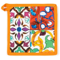 Excelsa Topflappen Lisbona Baumwolle 20X20 Cm Bunt