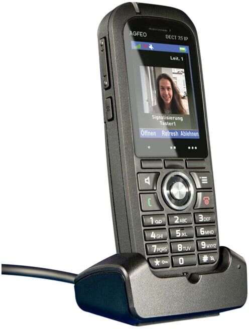 AGFEO Téléphone DECT-IP DECT 75 IP écran couleur 2