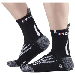 Monnet, Herren, Sportsocken, Trail Run Ice (43 - 44), Schwarz