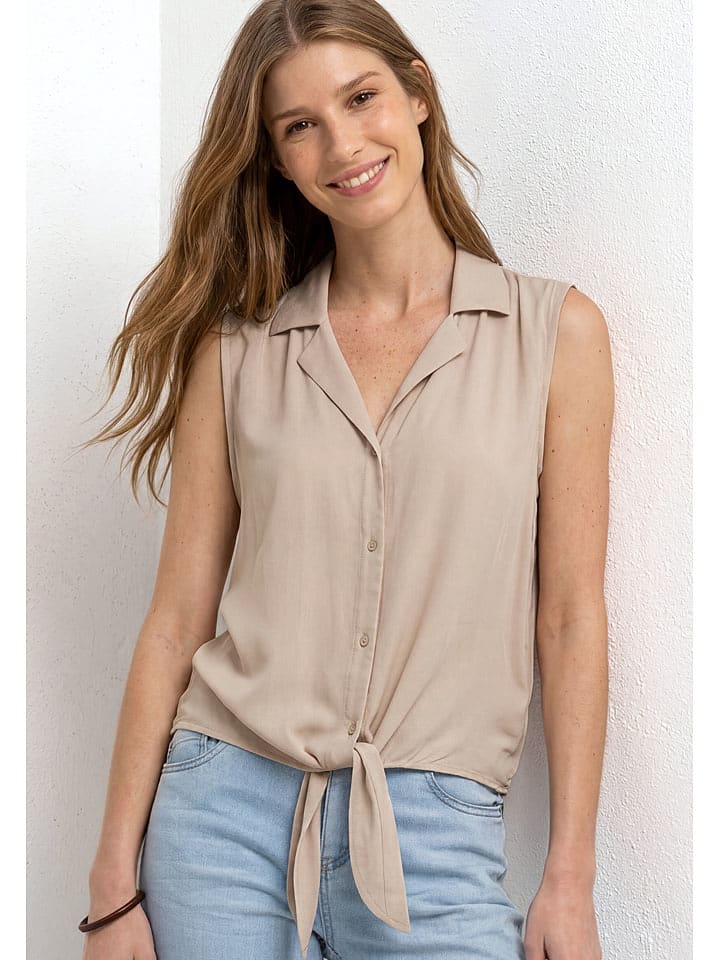 Street One Bluse in Beige - 36