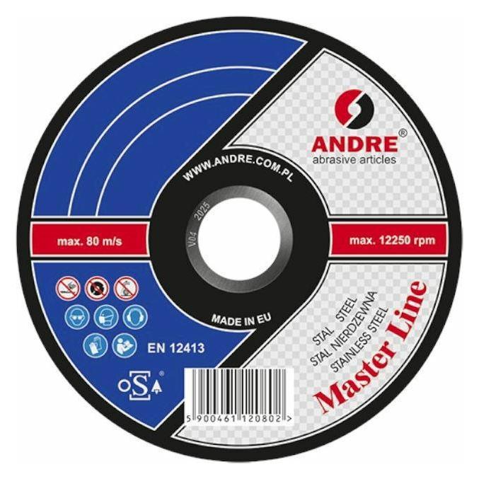 Andre Publishing Andre Tarcza do metalu 125 x 1,0mm Metal/Inox MASTER LINE 55A60RBF (49042040)