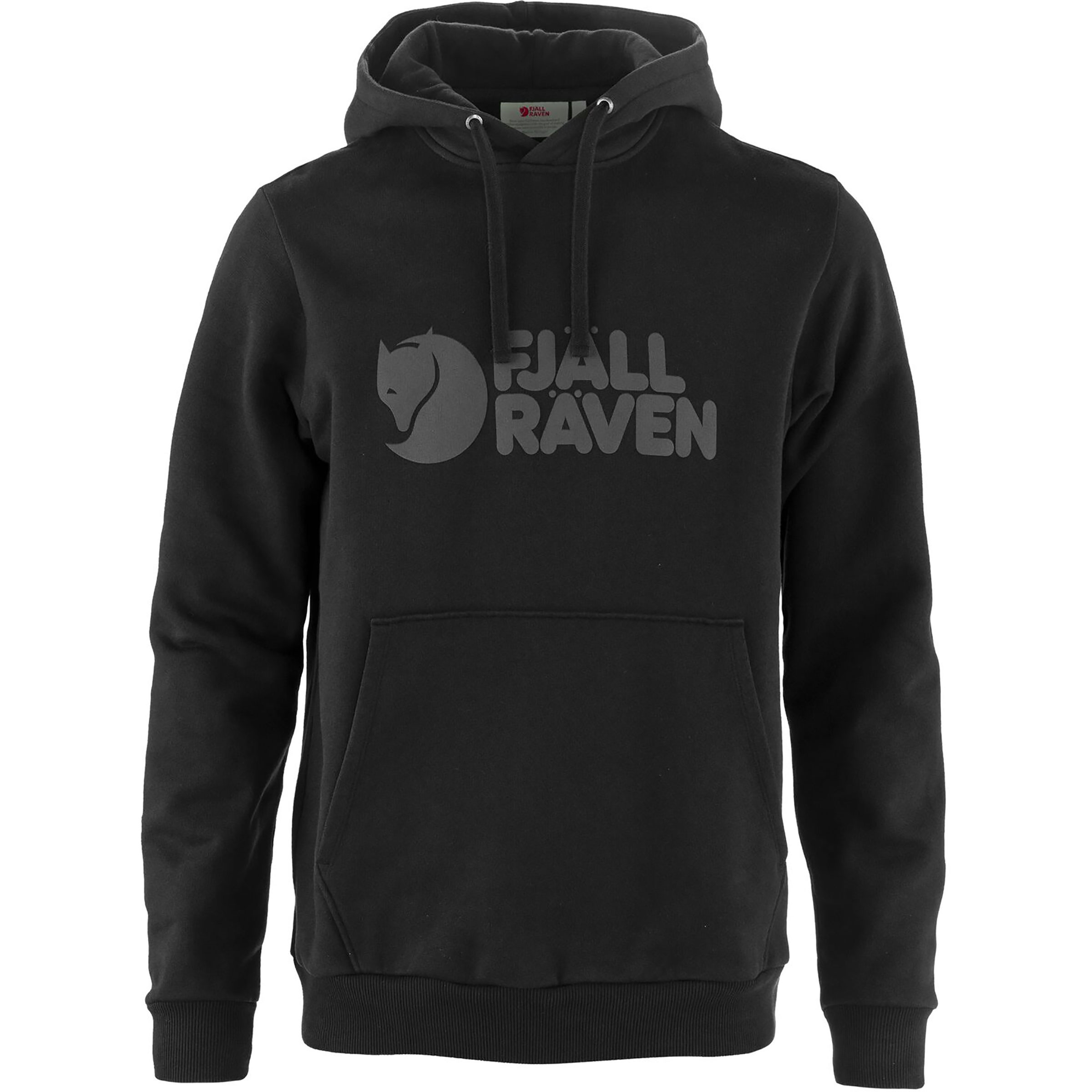 Fjällräven Logo Herren Hoodies schwarz Größe L Lifestyle Hautfreundlich