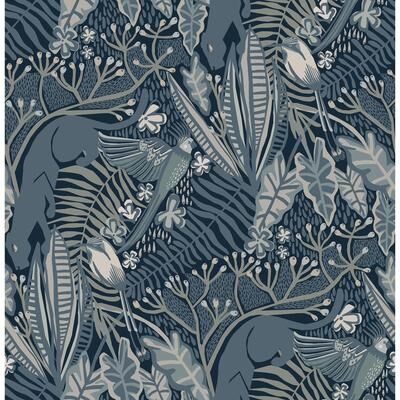 Pip & Lo Blues Poise Peel & Stick Wallpaper